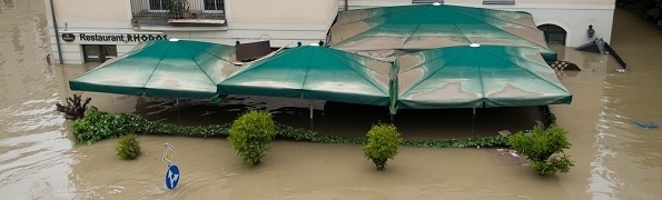 Rekordhochwasser in Passau am 04.06.2013