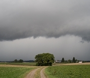 Gewitterfront zieht über Süddeutschland am 19.08.2013