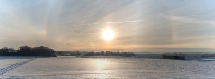 Beidseitige Nebensonne