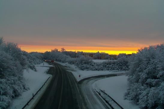 Herrliche Morgenstimmung im Osten