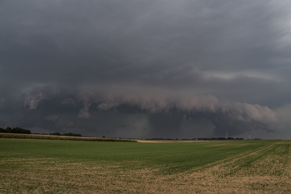 Unwetter nach wochenlanger Trockenheit am 14.08.2015